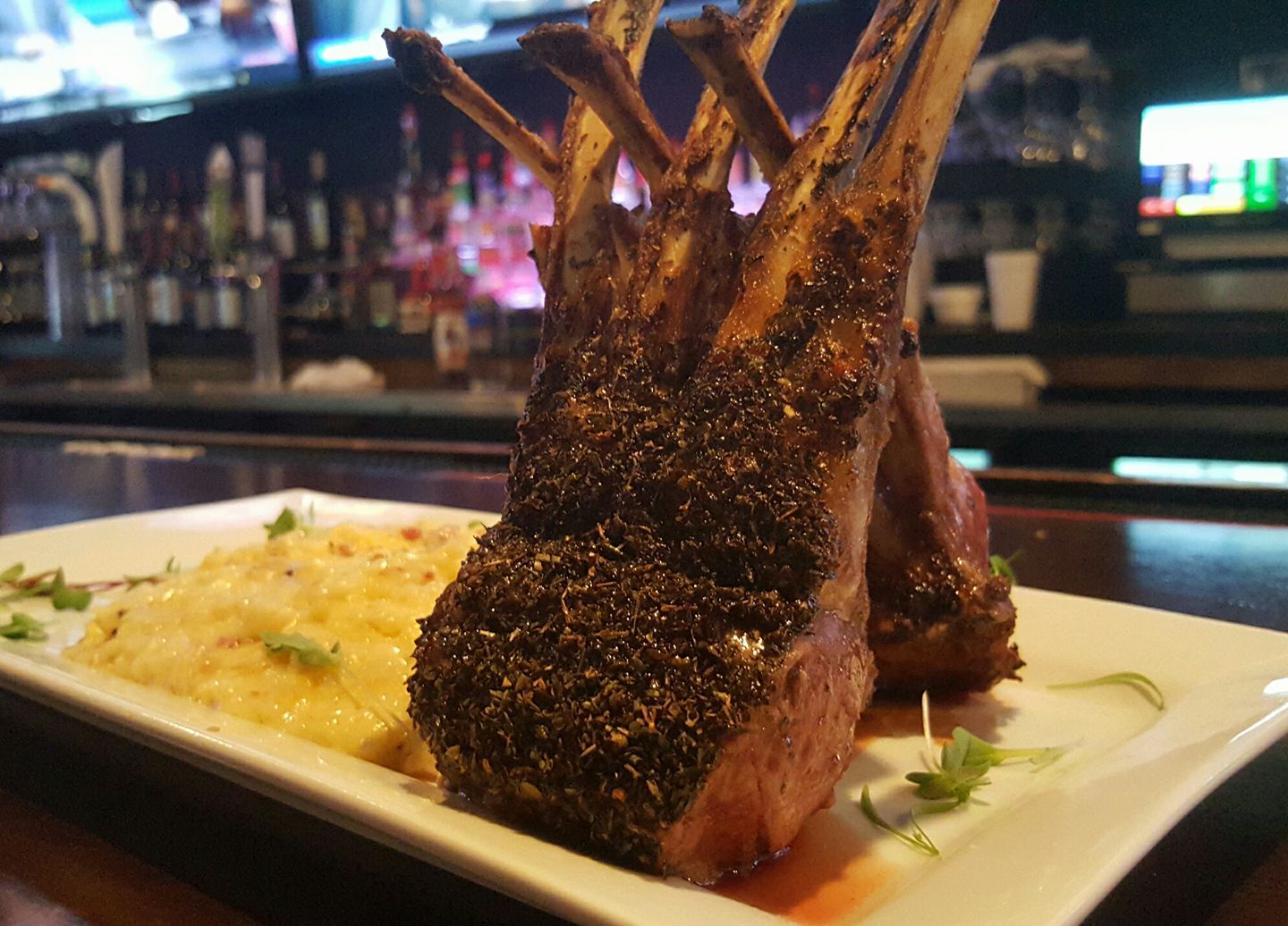 rack of lamb featured special